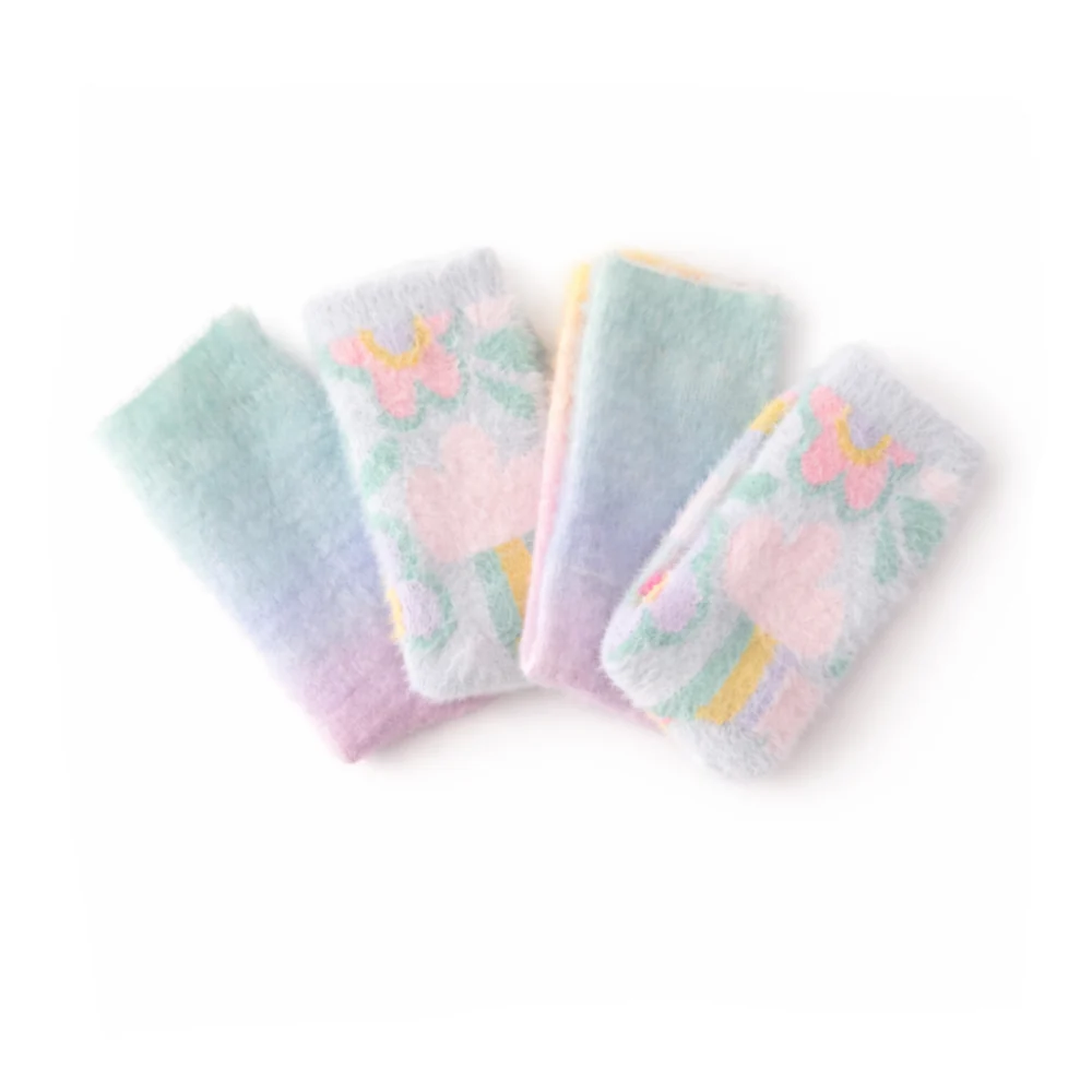 Kids Winter 2pk Bed Socks - DAYDREAM - Image 4