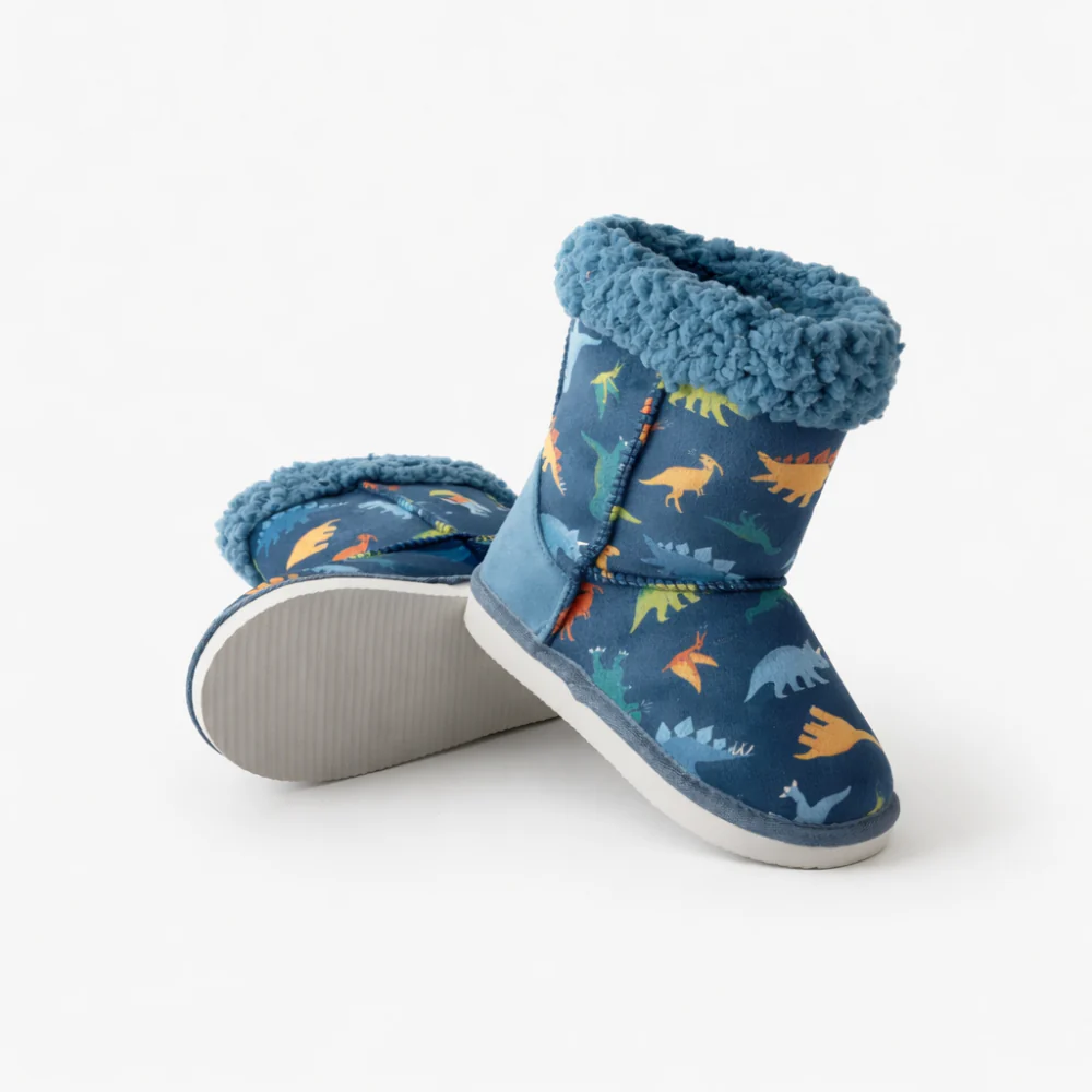 Kids Winter Slipper Boot - FOSSIL VALLEY - Image 4