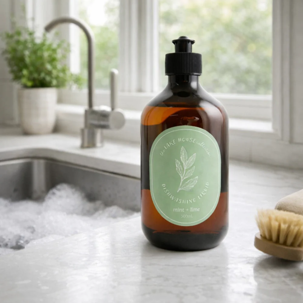 Lake House Collection Dishwashing Liquid 500ml - MINT & LIME - Image 2