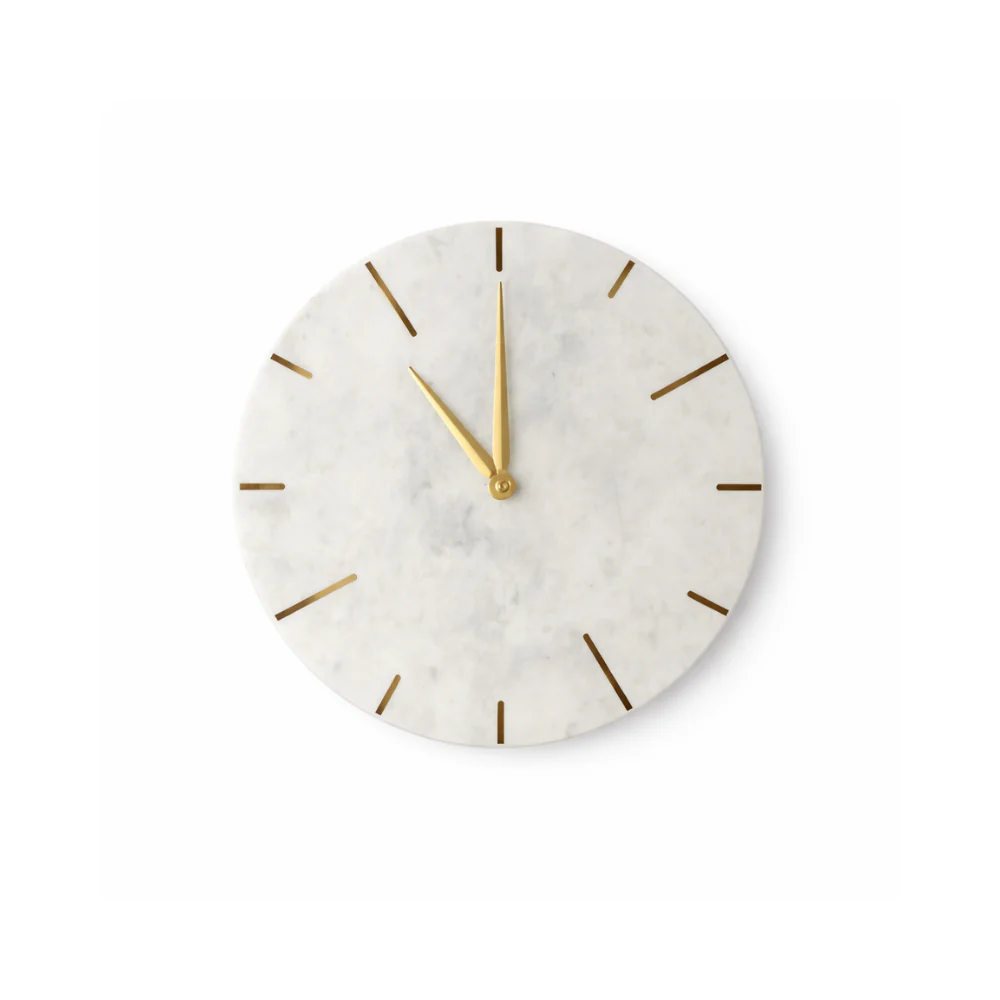 Lake House Collection Marble Wall Clock