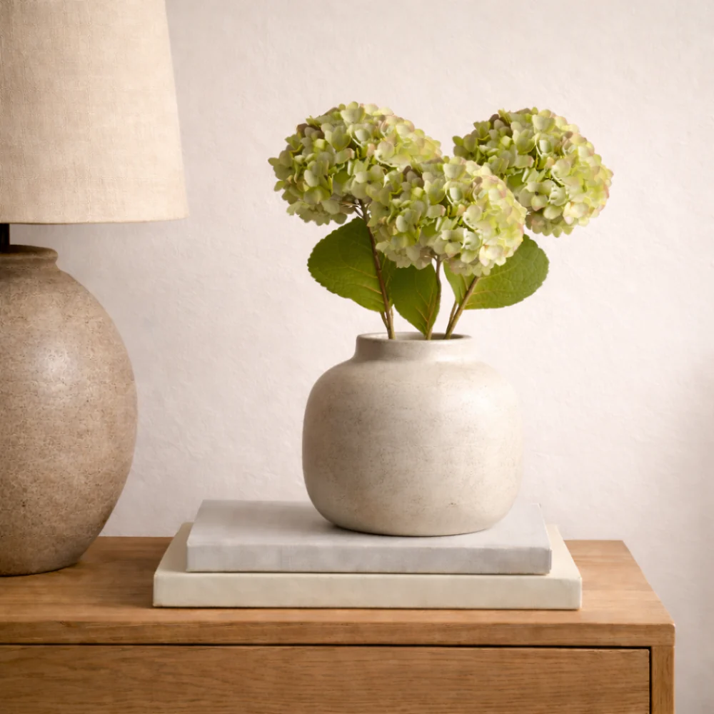 Lake House Collection Stem Hydrangea - GREEN - Image 2