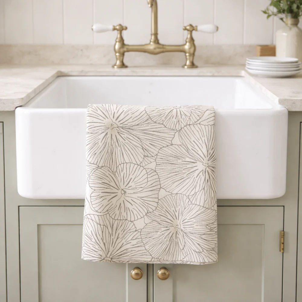 Lake House Collection Tea Towel - POSY PETAL - Image 2