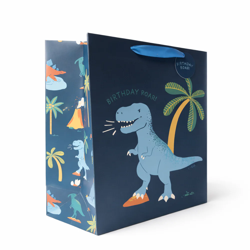 Large Gift Bag - BIRTHDAY ROAR - Image 2
