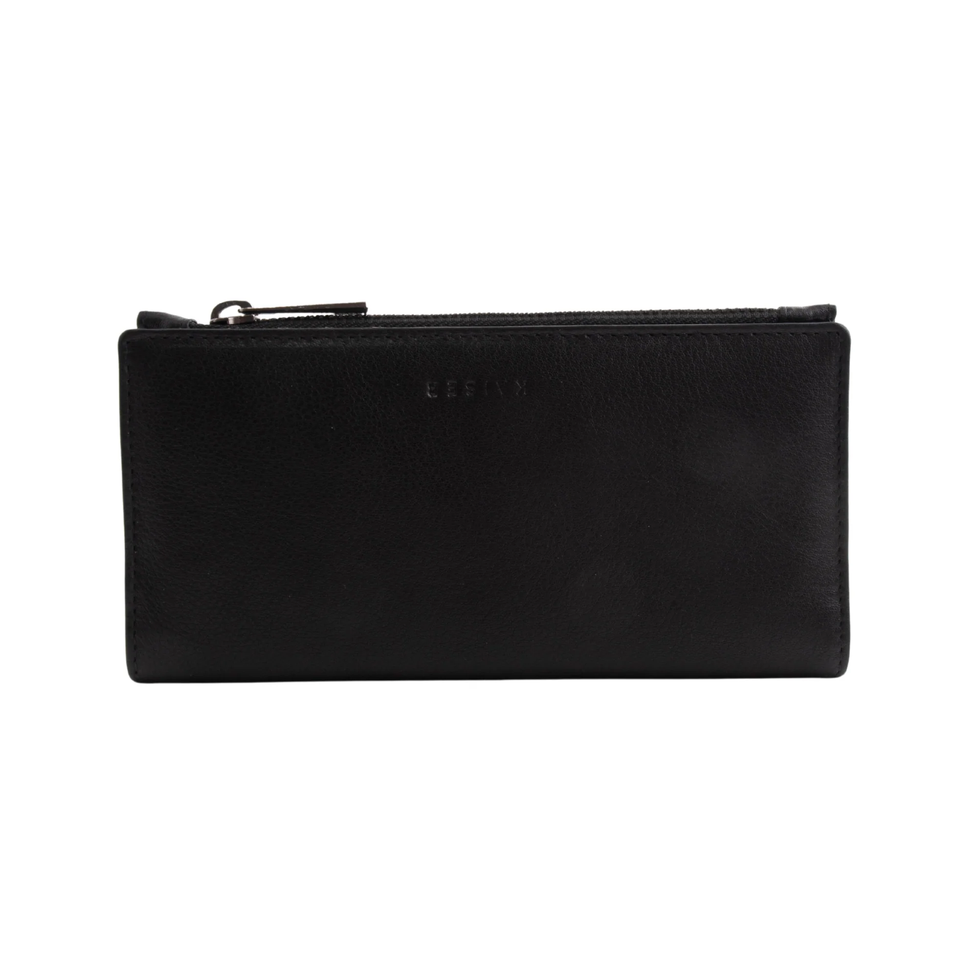 K&Co. Genuine Leather Purse - BLACK