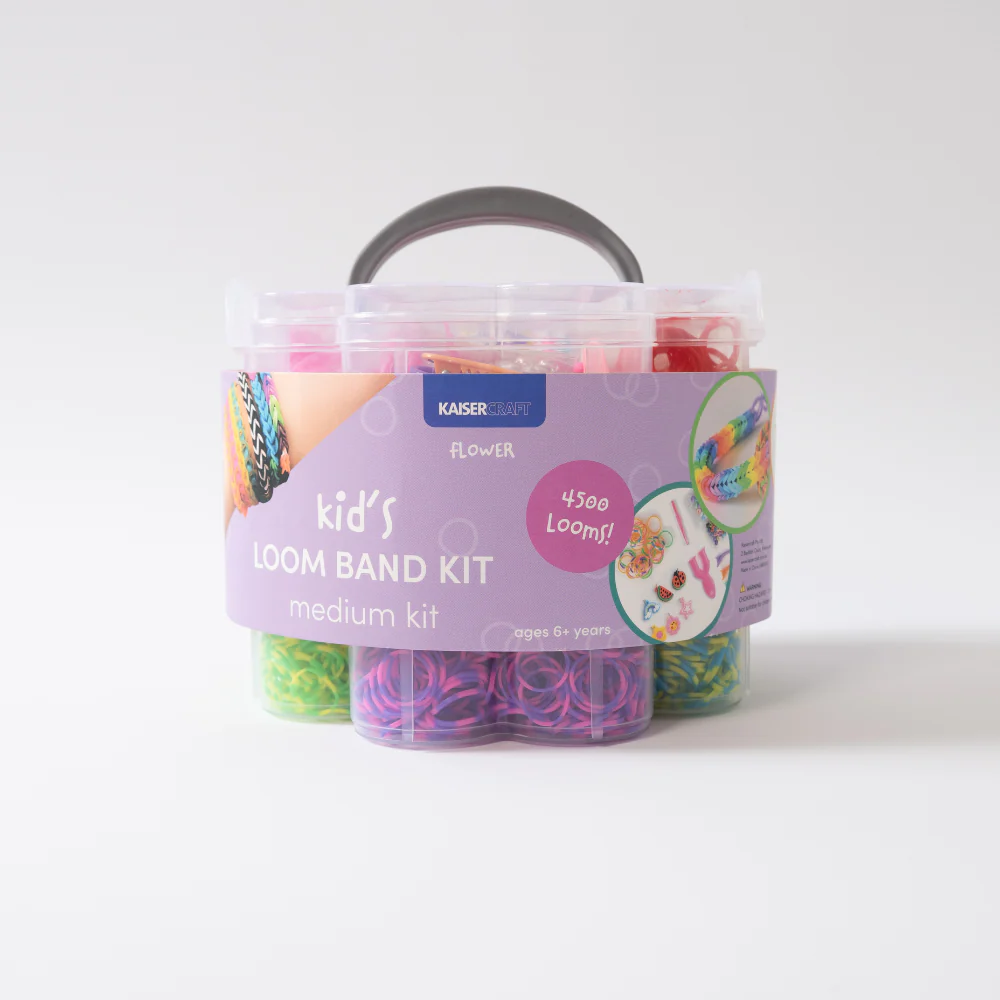 Kaiser Creative Club - Kids Loom Band Kit Med - FLOWER - Image 3