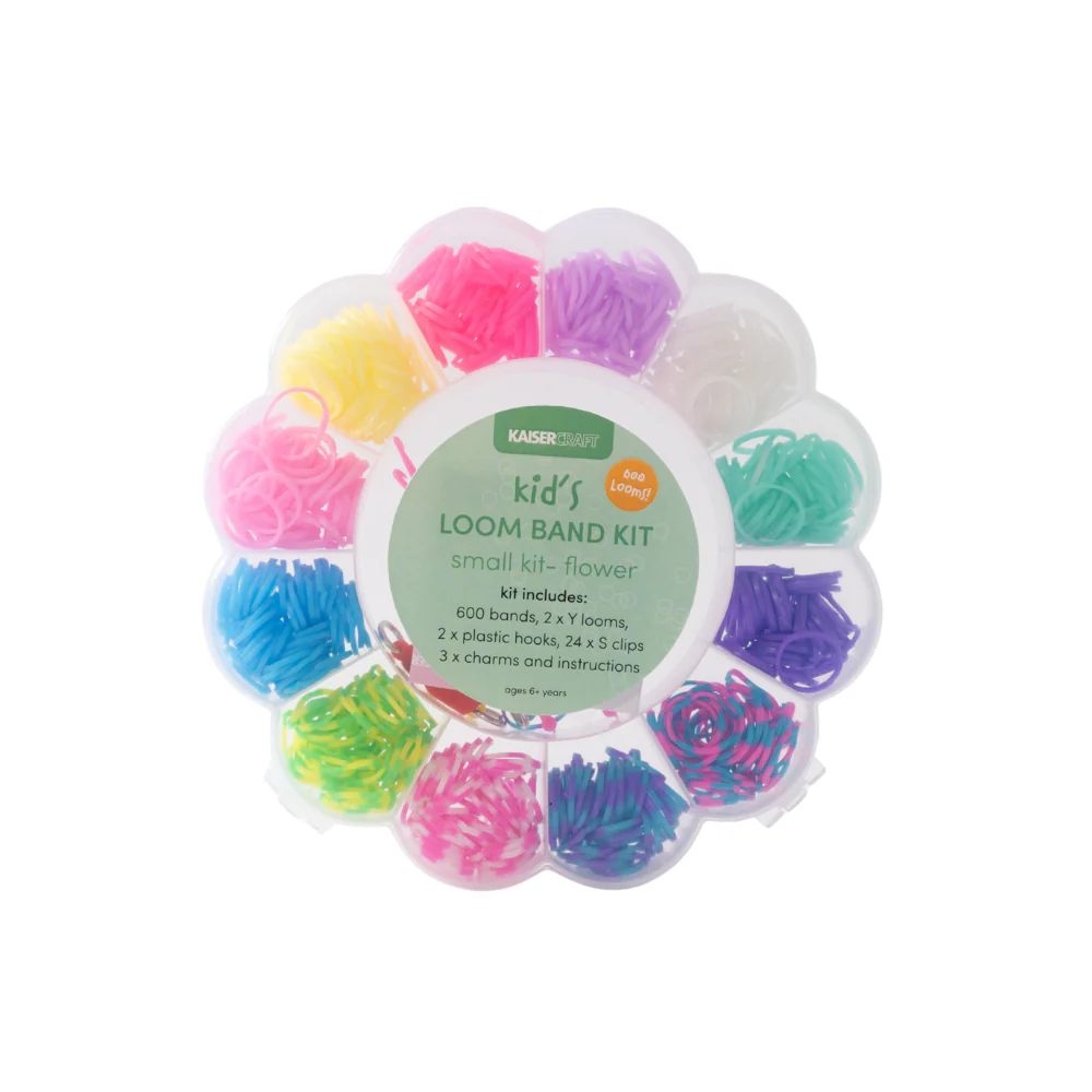Kaiser Creative Club - Kids Loom Band Kit Sml - FLOWER
