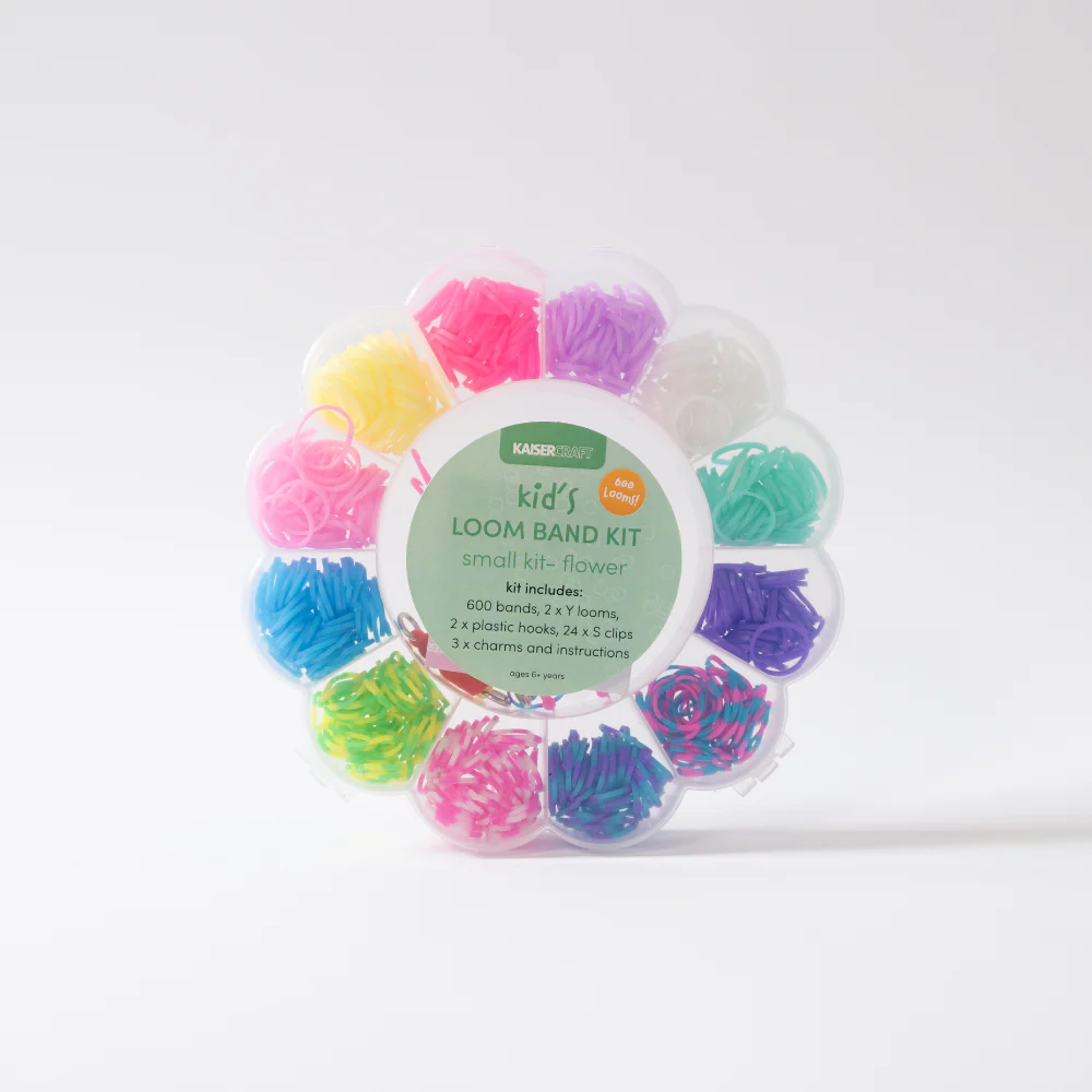 Kaiser Creative Club - Kids Loom Band Kit Sml - FLOWER - Image 2