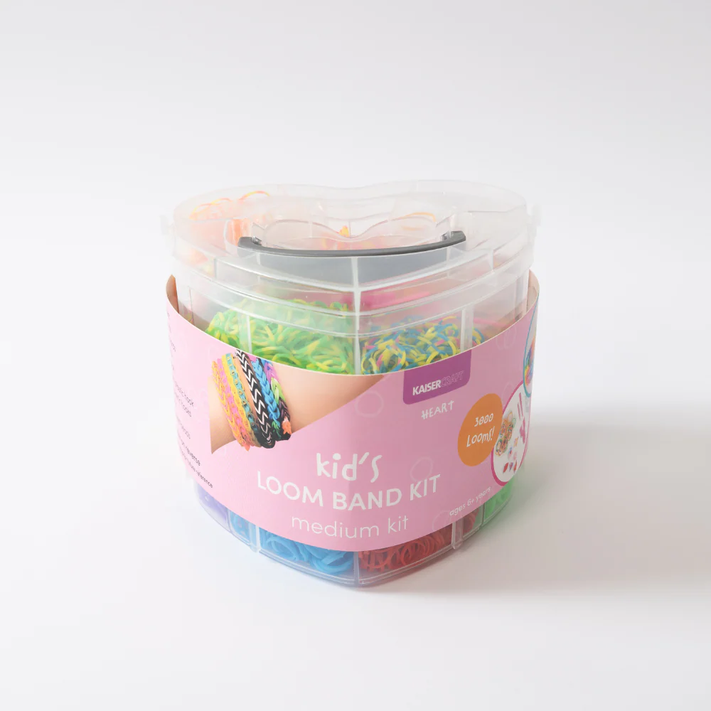 Kaiser Creative Club - Kids Loom Band Kit Med - HEART - Image 3