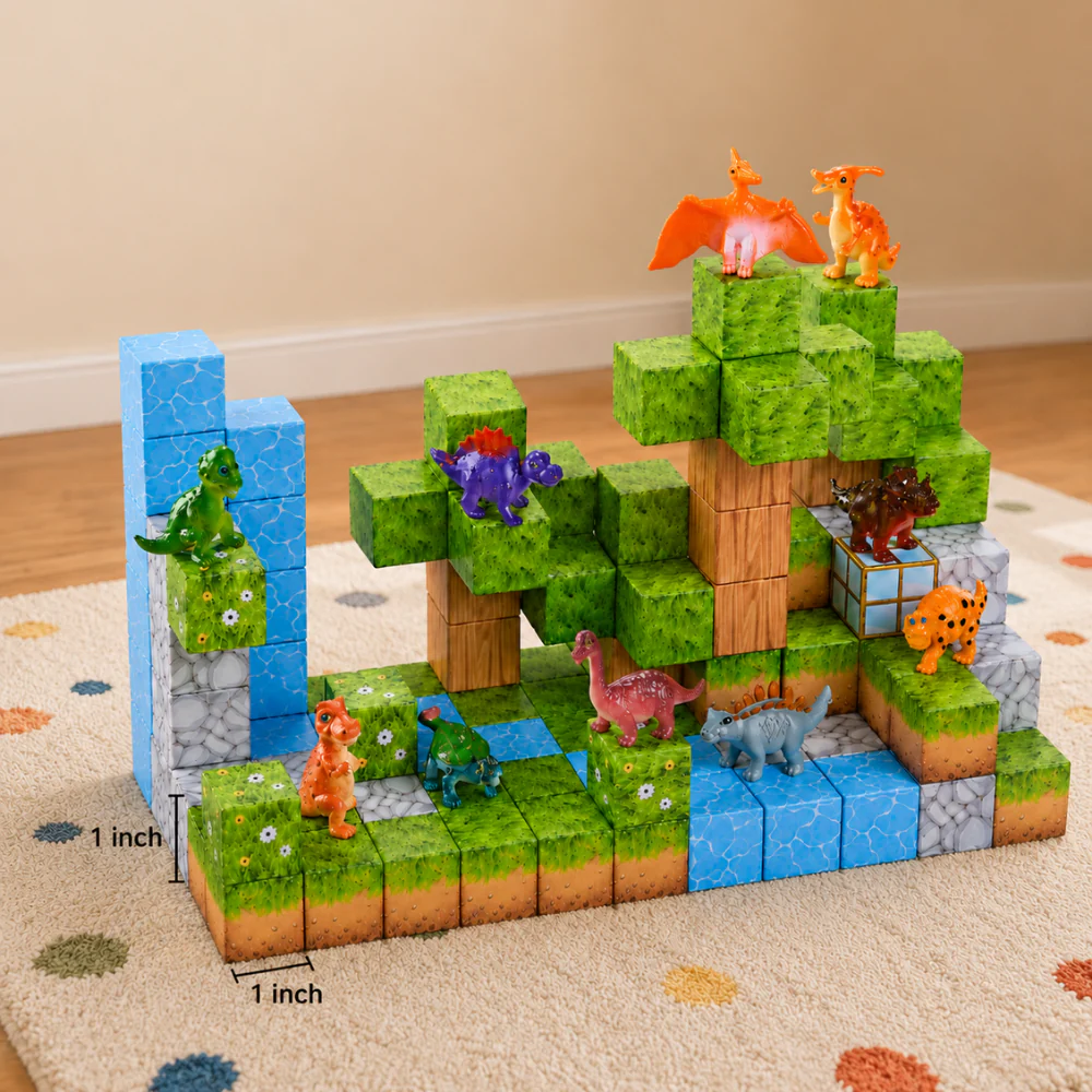 Made To Treasure Click Bricks - 114 Piece DINO - Image 2