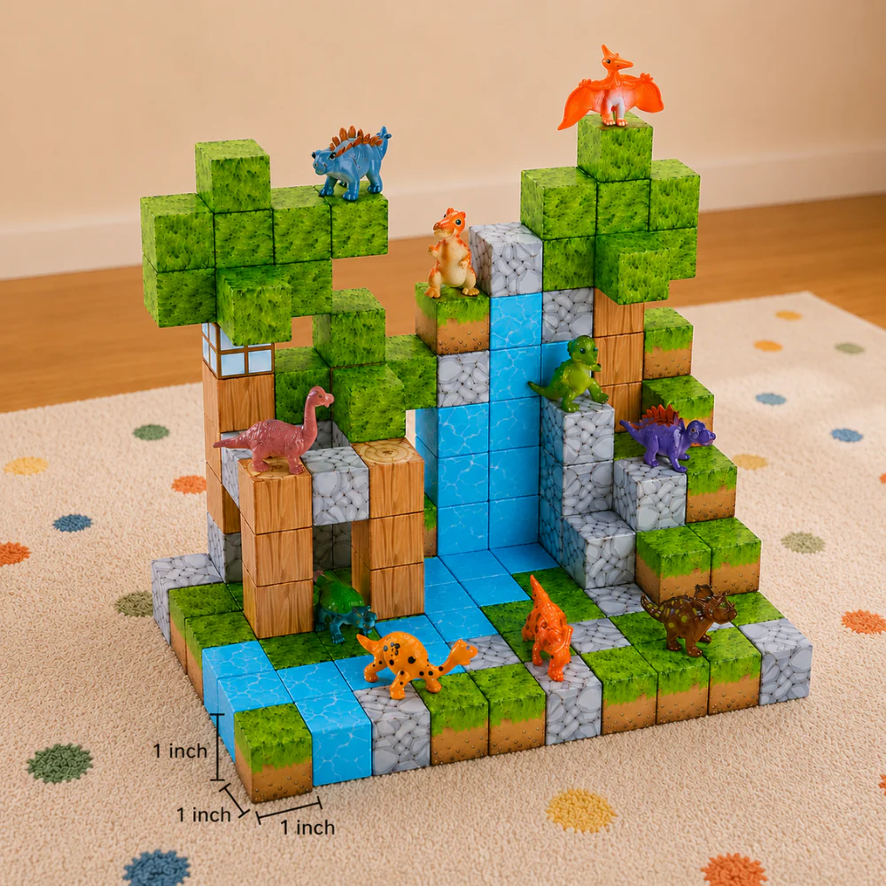 Made To Treasure Click Bricks - 139 Piece PREHISTORIC - Image 2