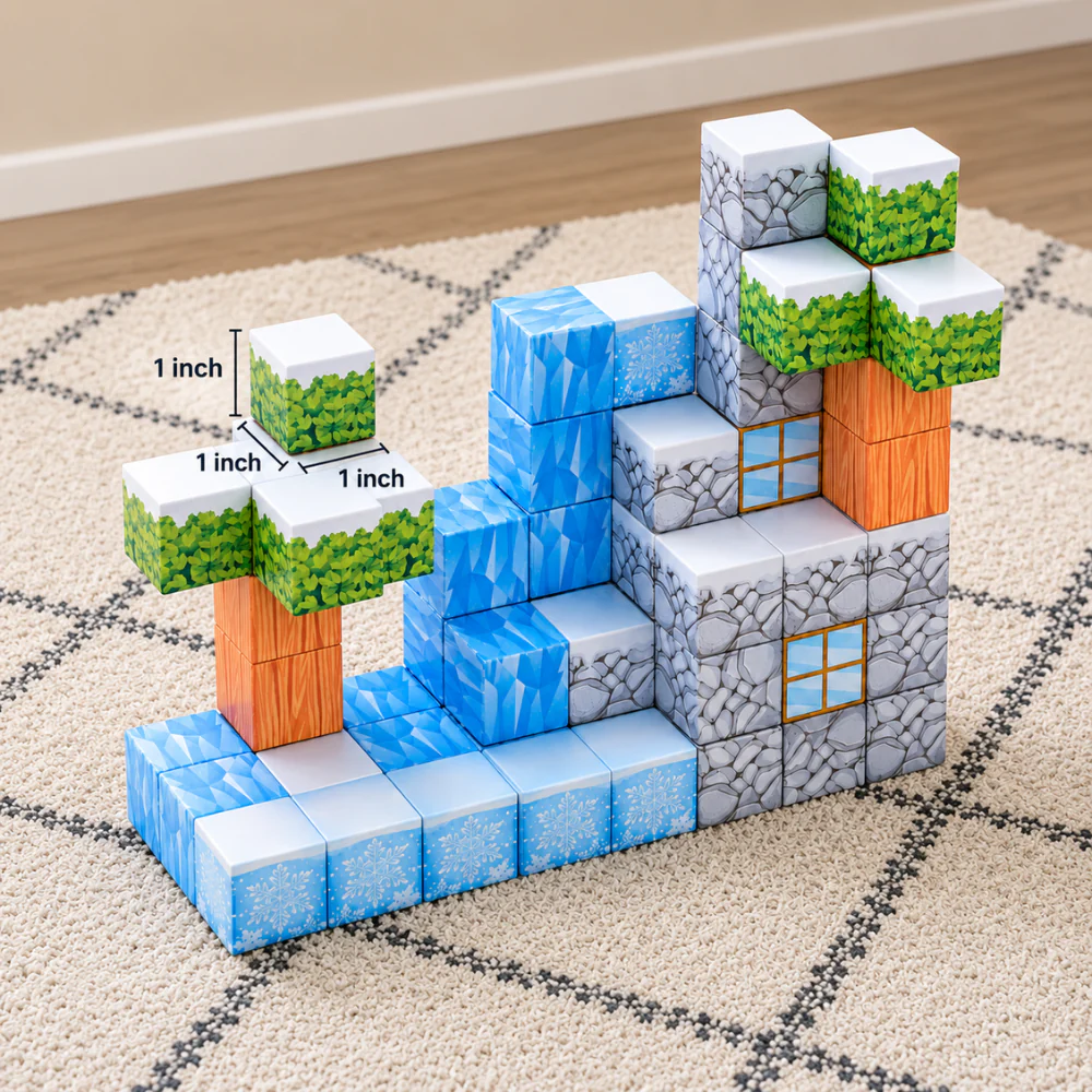 Made To Treasure Click Bricks - 52 Piece ICE - Image 2