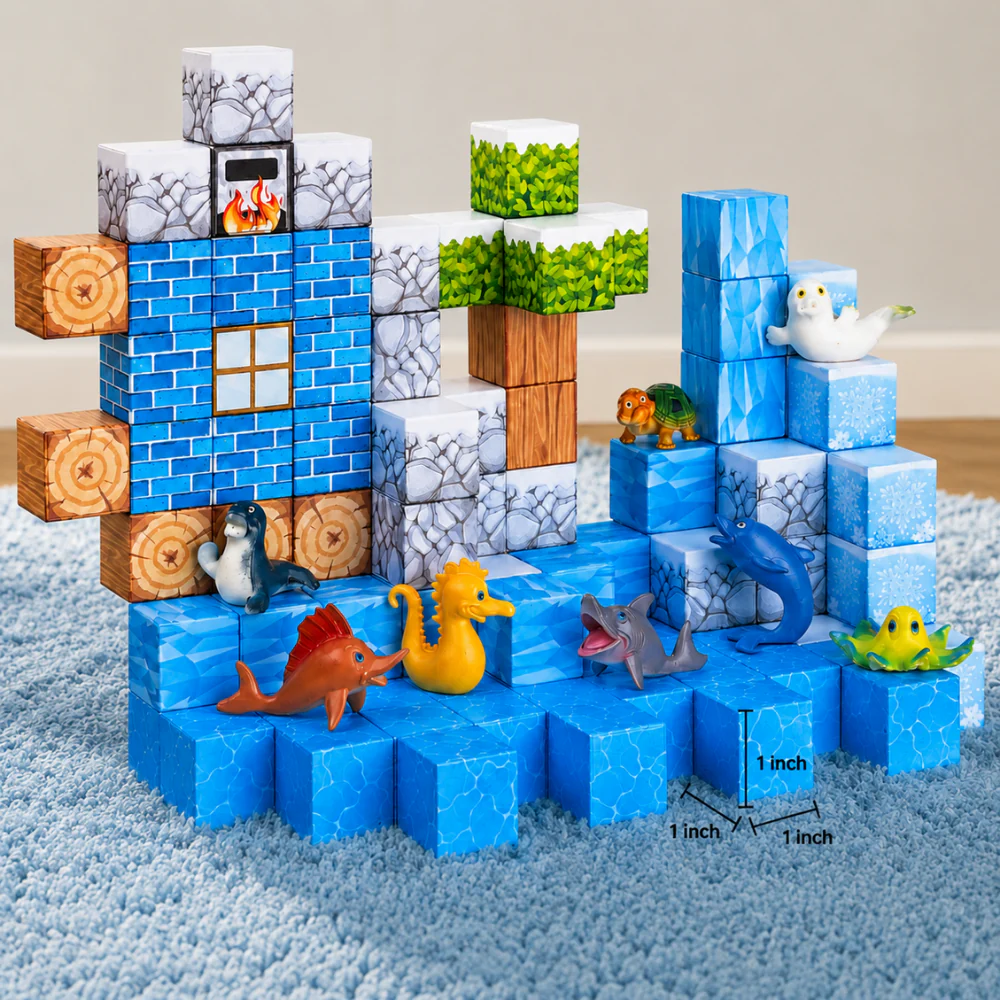 Made To Treasure Click Bricks - 99 Piece UNDERWATER - Image 2