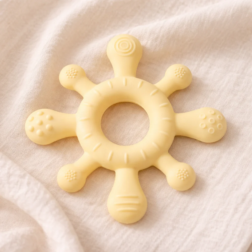 Market Day - Baby Silicone Ring Teether - STARBURST - Image 2