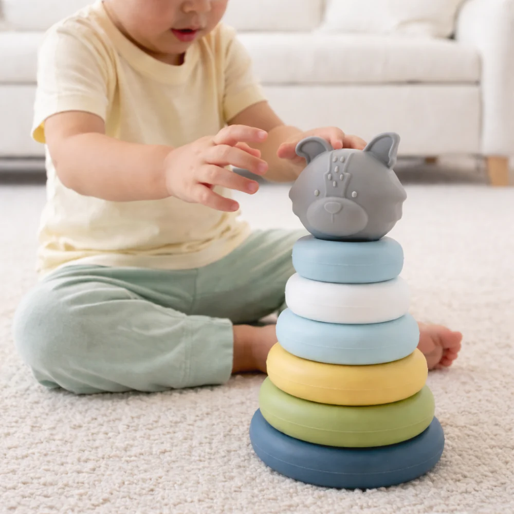 Market Day - Baby Silicone Stacker - COLLIE - Image 2