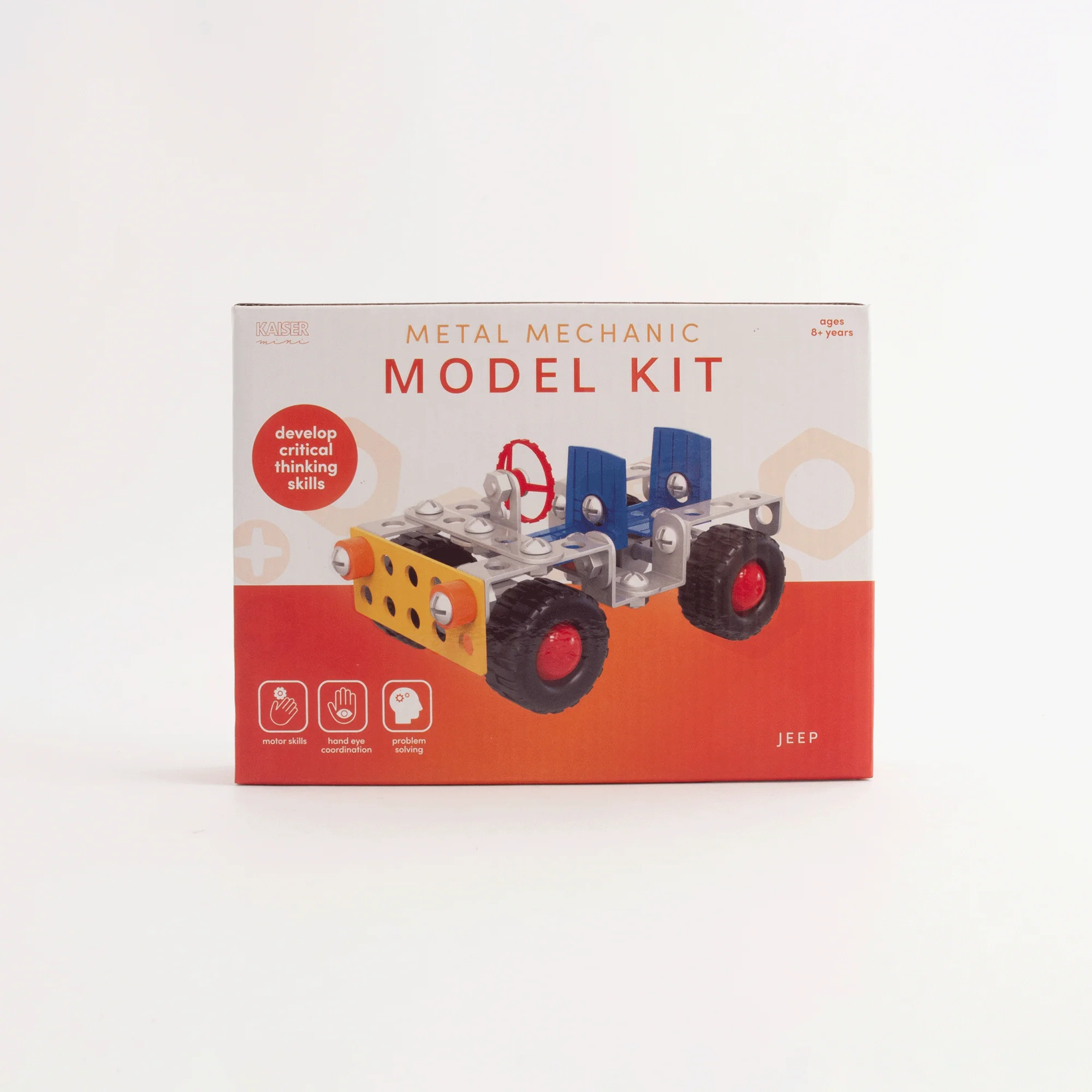 Kaiser Toy Box - Kids Metal Mech Model Medium - JEEP