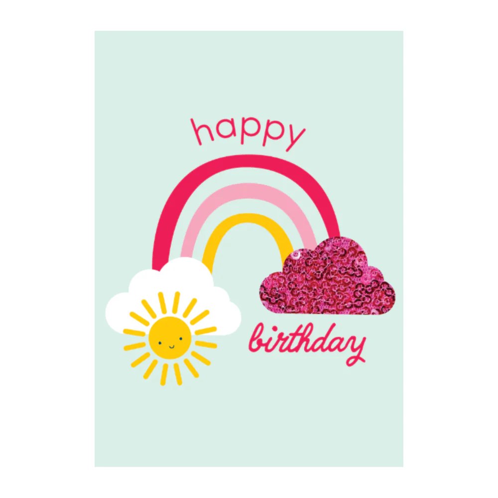 Premium Greeting Card SUMMER SPRINGS -  Rainbow