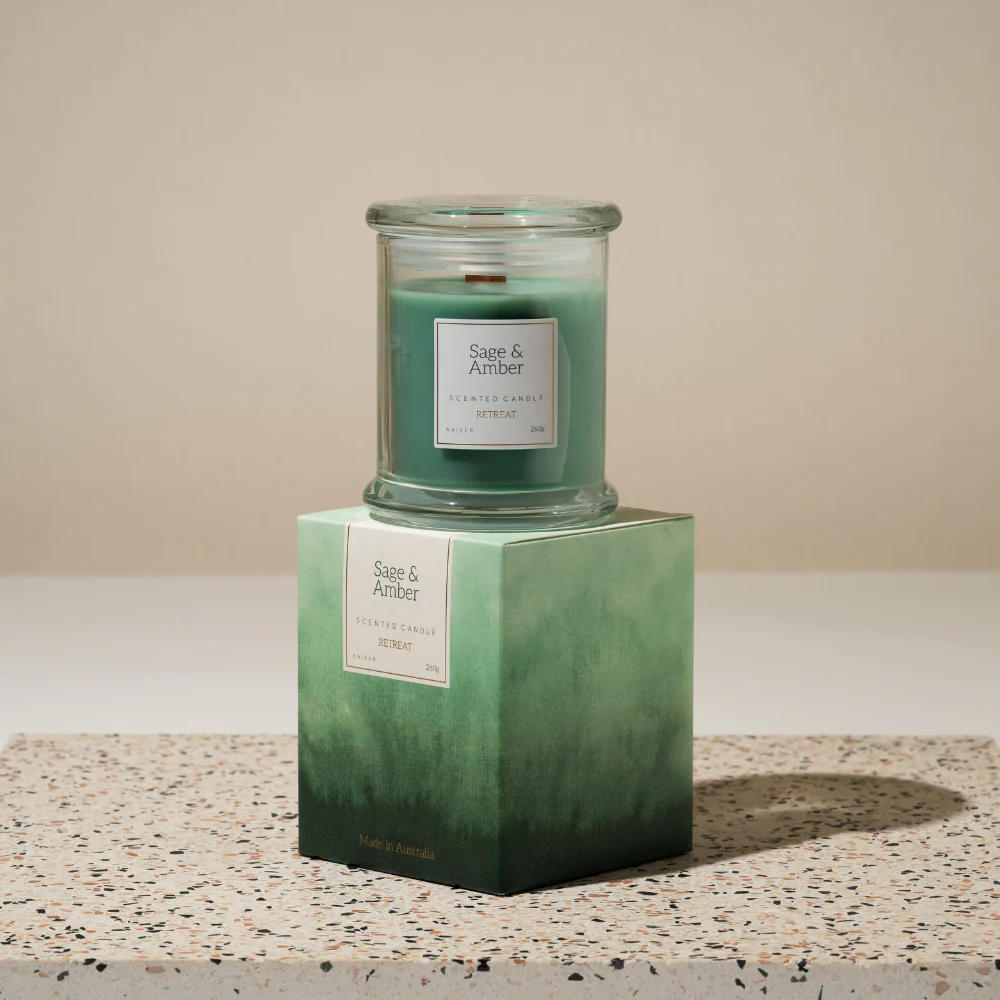 Retreat Series Candle - SAGE & AMBER