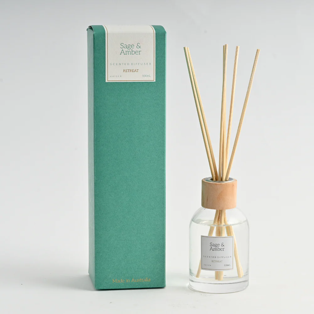 Retreat Series Reed Diffuser 100ml - SAGE & AMBER