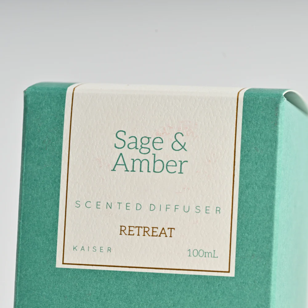 Retreat Series Reed Diffuser 100ml - SAGE & AMBER - Image 2