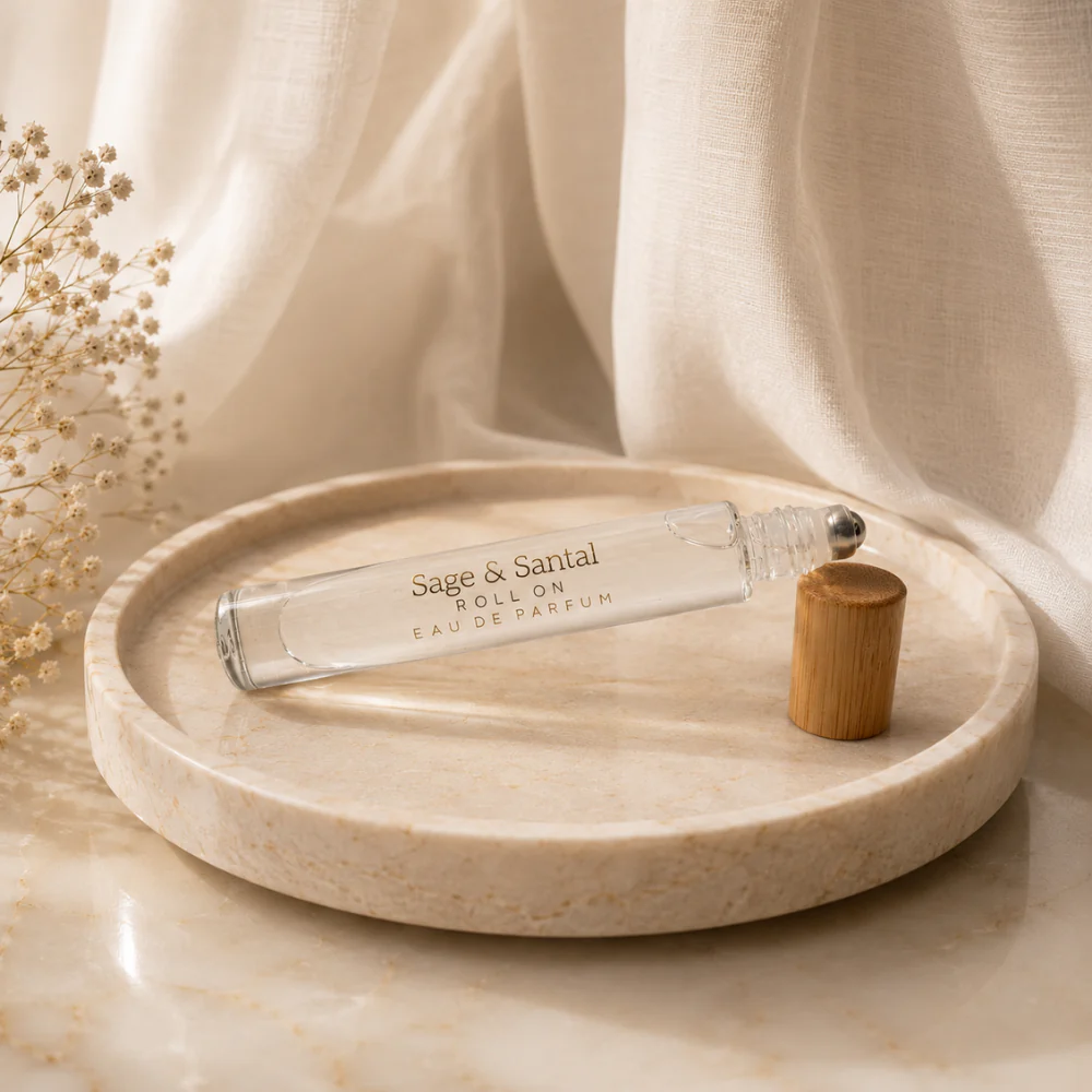 Retreat Series Perfume Roll-On 10ml - SAGE & SANTAL - Image 2