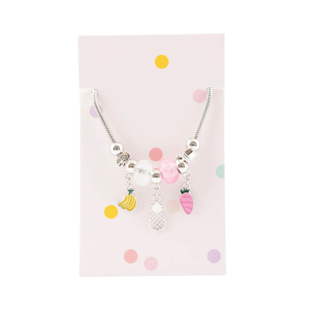 Sunnie Series Charm Bracelet - SILVER PINEAPPLE