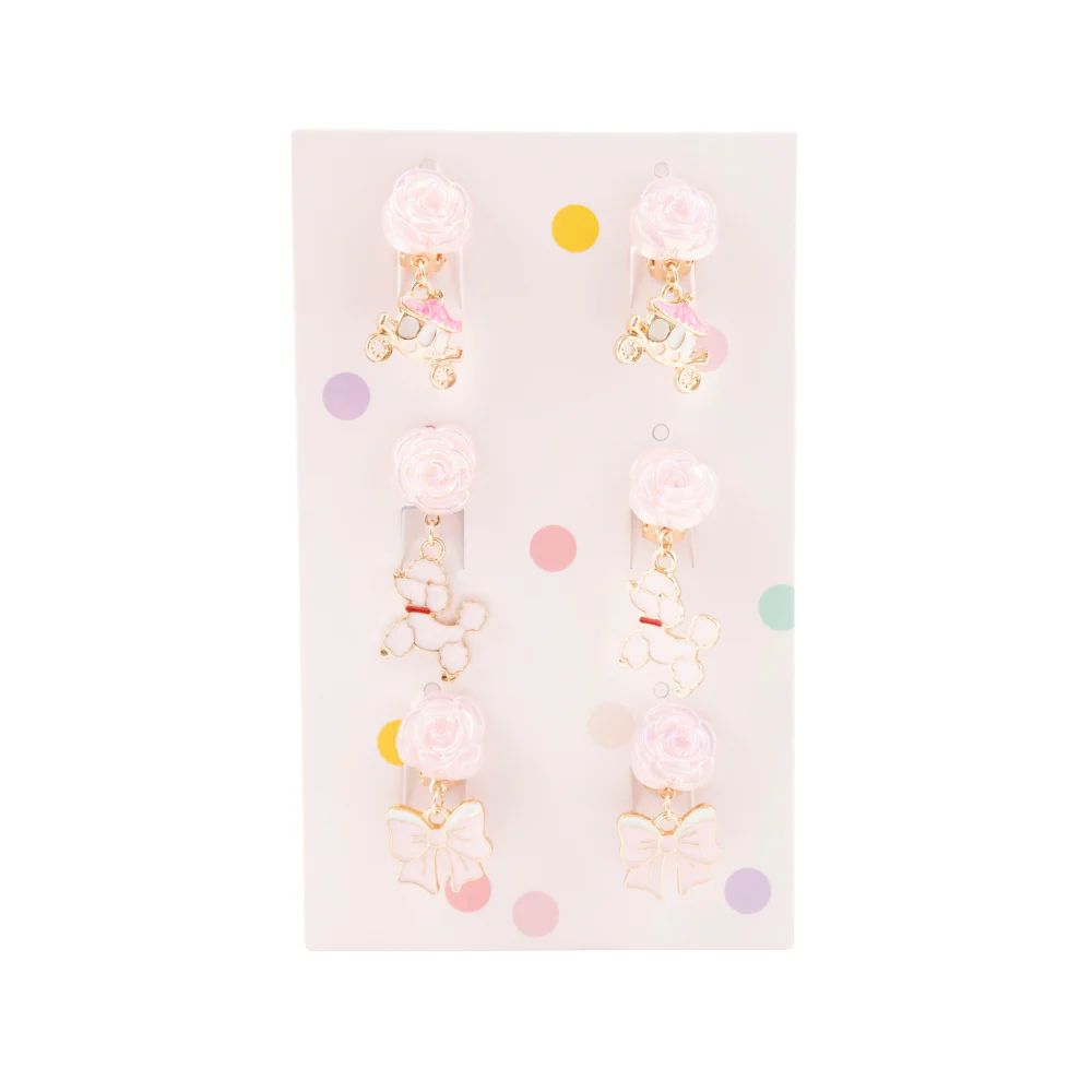 Sunnie Series Earring Set 3pk - ROSE
