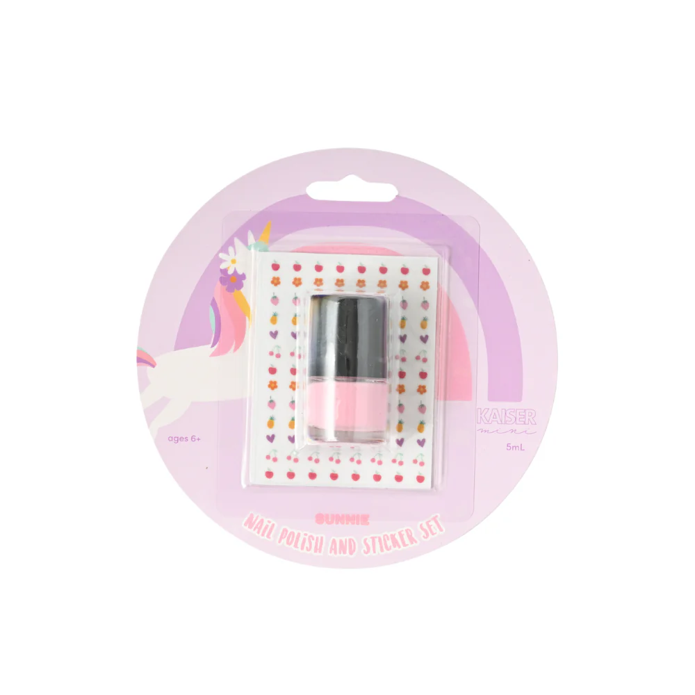 Sunnie Series Nail Polish & Sticker Set - UNICORN