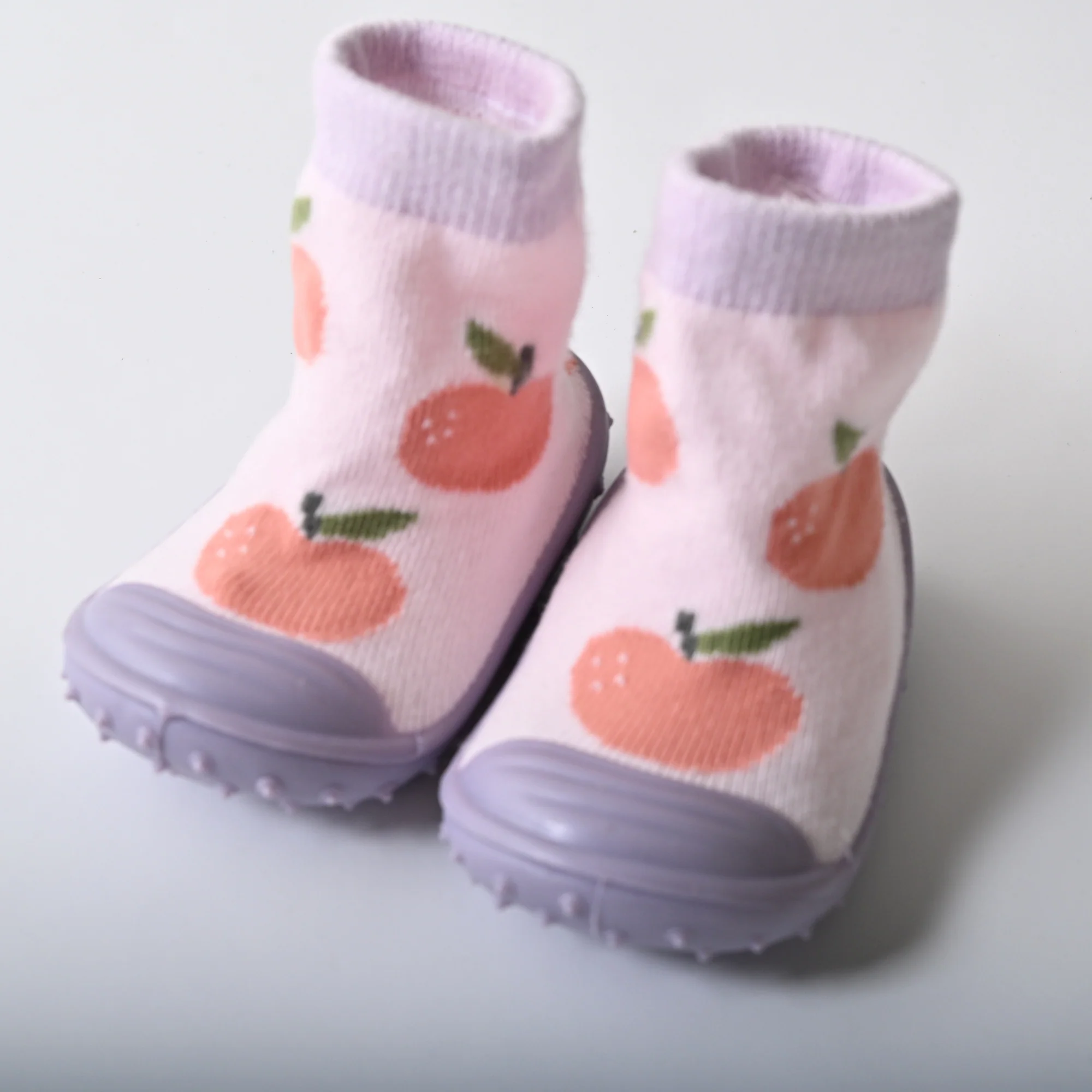 Tiny Orchard Baby Rubber Socks - APPLE - Image 2