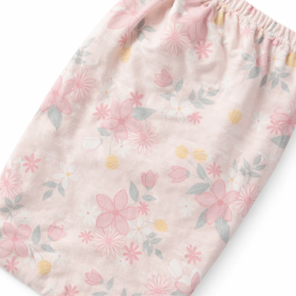 Tiny Tales Baby Fitted Bassinet Sheet - FLORA POSY - Image 2