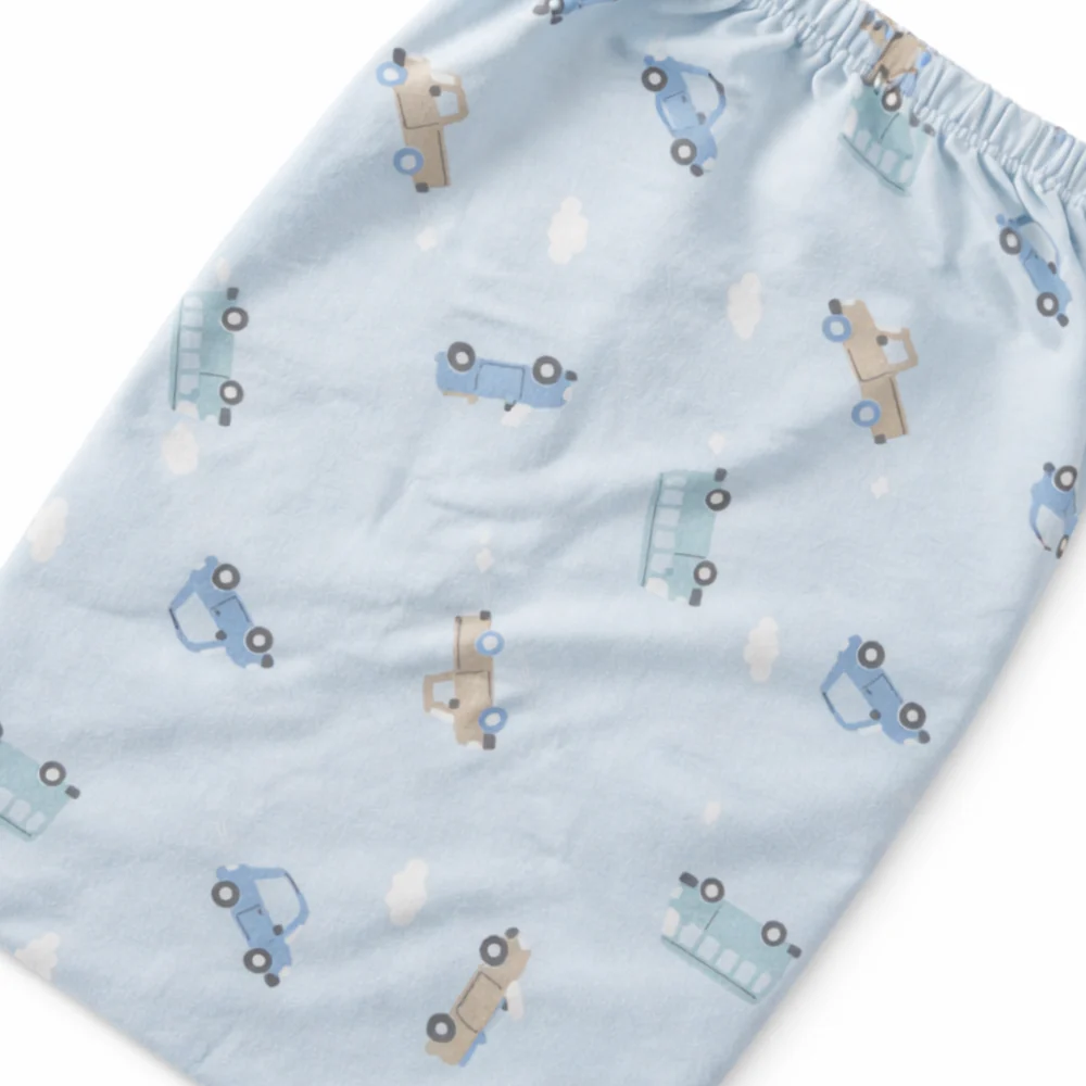 Tiny Tales Baby Fitted Bassinet Sheet - ON THE ROAD - Image 2