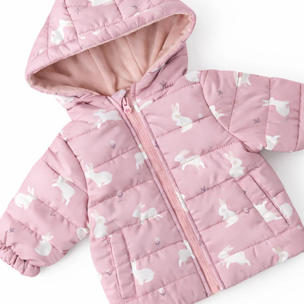 Tiny Tales Baby Puffer Jacket - BUNNY PLAY - Image 2