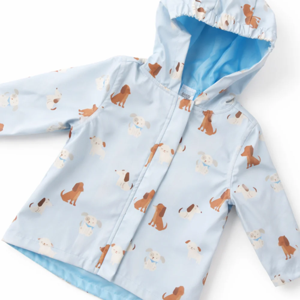 Tiny Tales Baby Rain Jacket - PUPPIES - Image 2