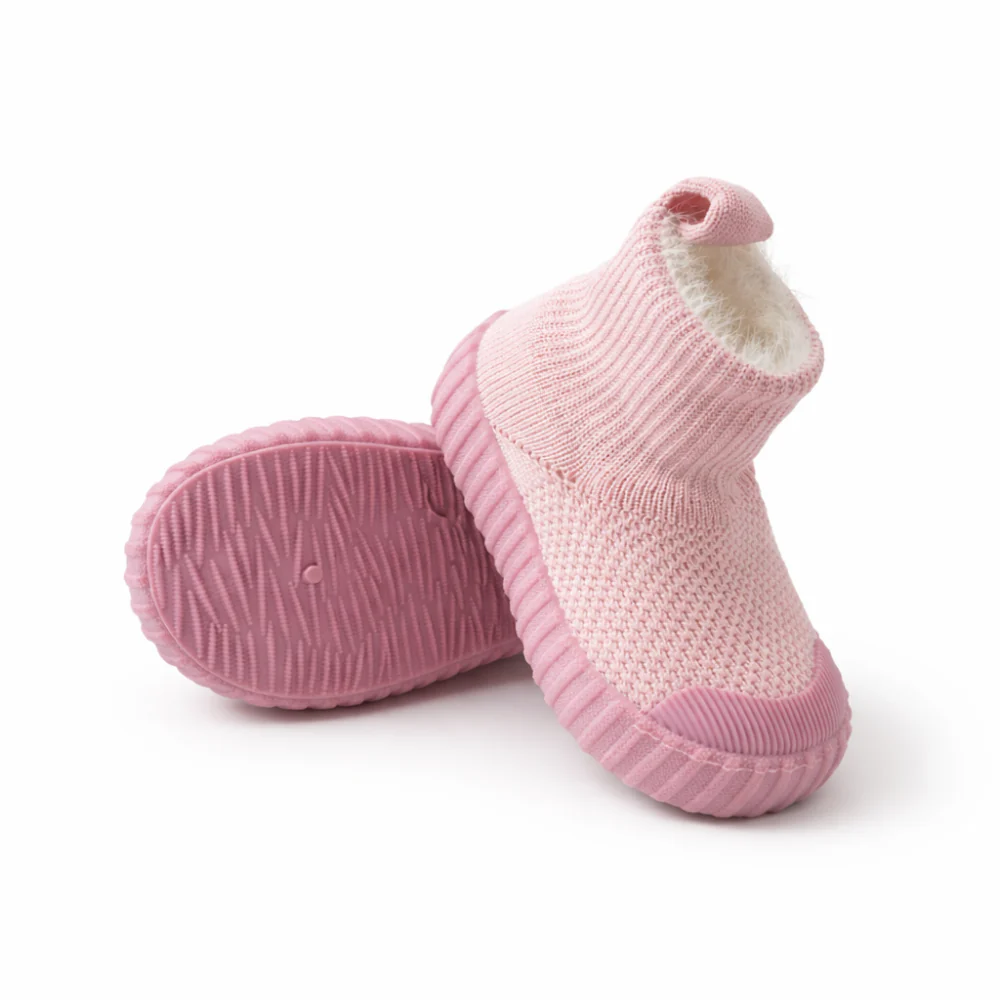 Tiny Tales Baby Soft Lined Shoes - PINK - Image 3