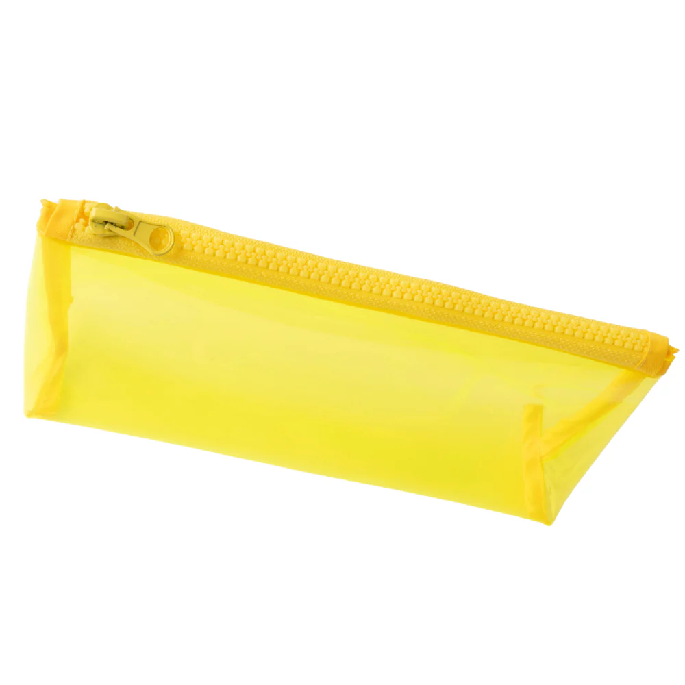 Vivid Collection Clear Pencil Case - YELLOW - Image 2