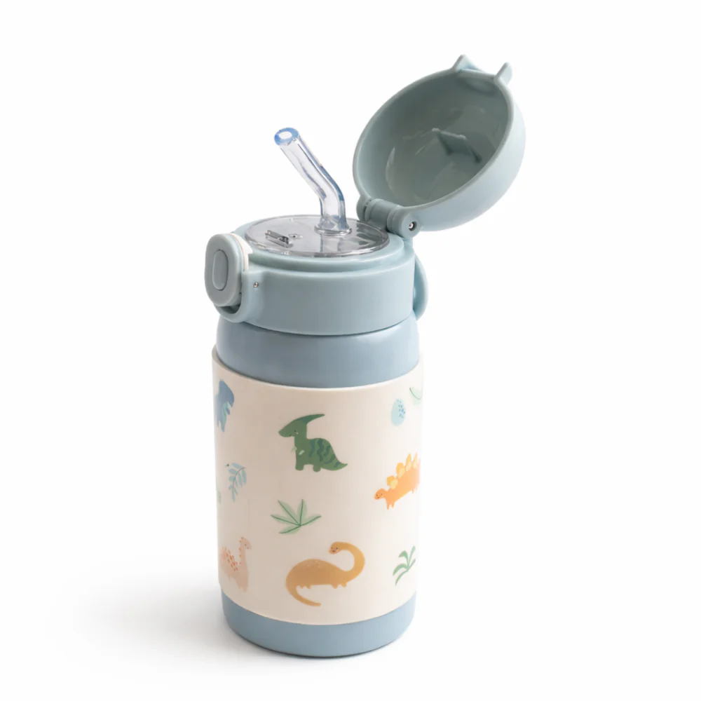 Wonderland Baby Collection Baby Thermal Drink Bottle 350ml - DINO - Image 2