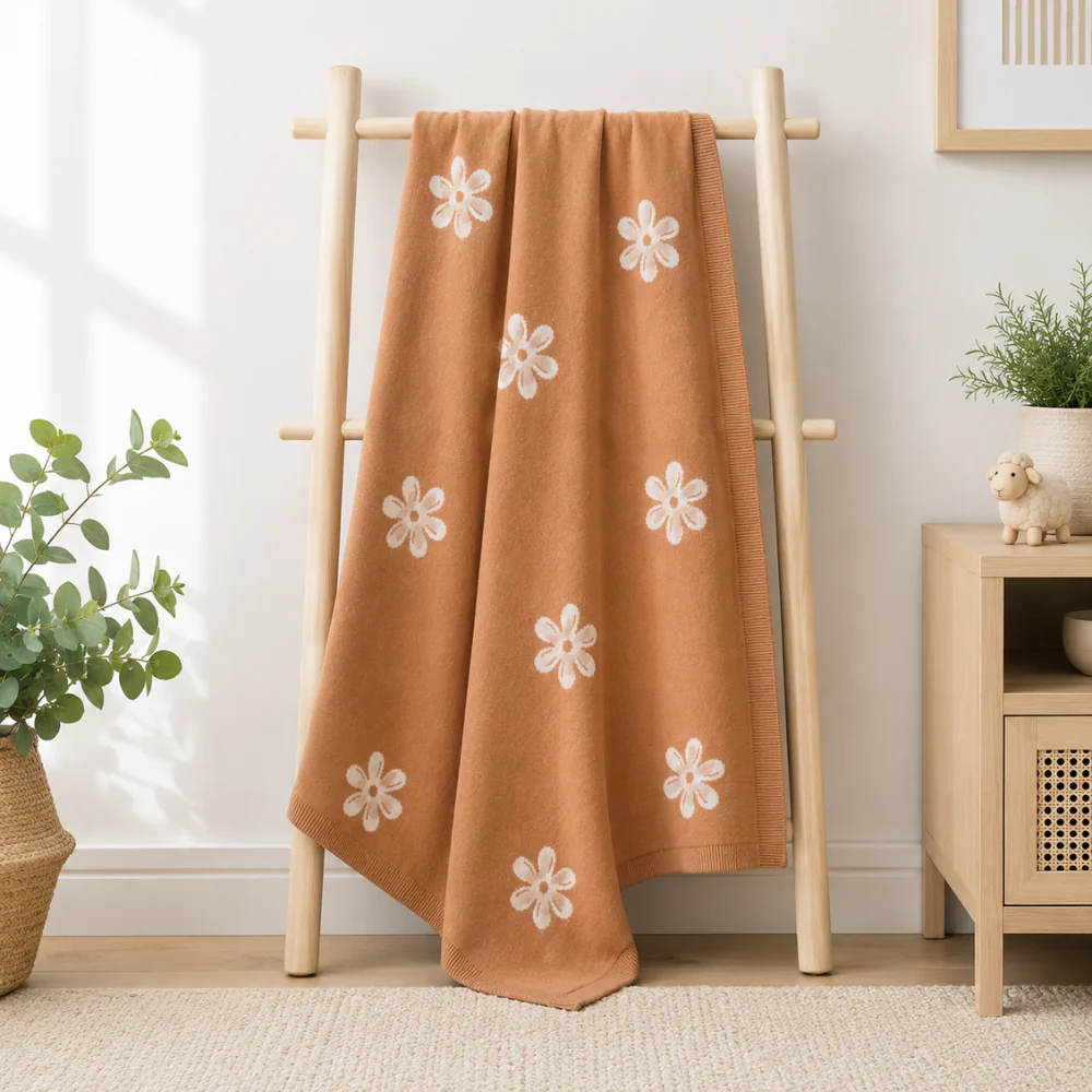 Wonderland Baby Collection Cotton Pram Blanket - POSY - Image 2