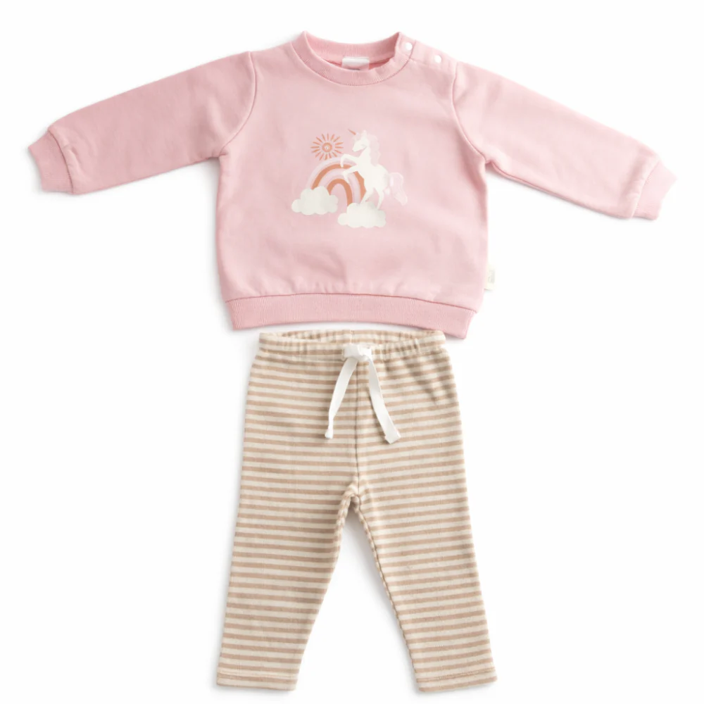 Wonderland Baby Collection Crew Neck Sweater and Legging Set - UNICORN