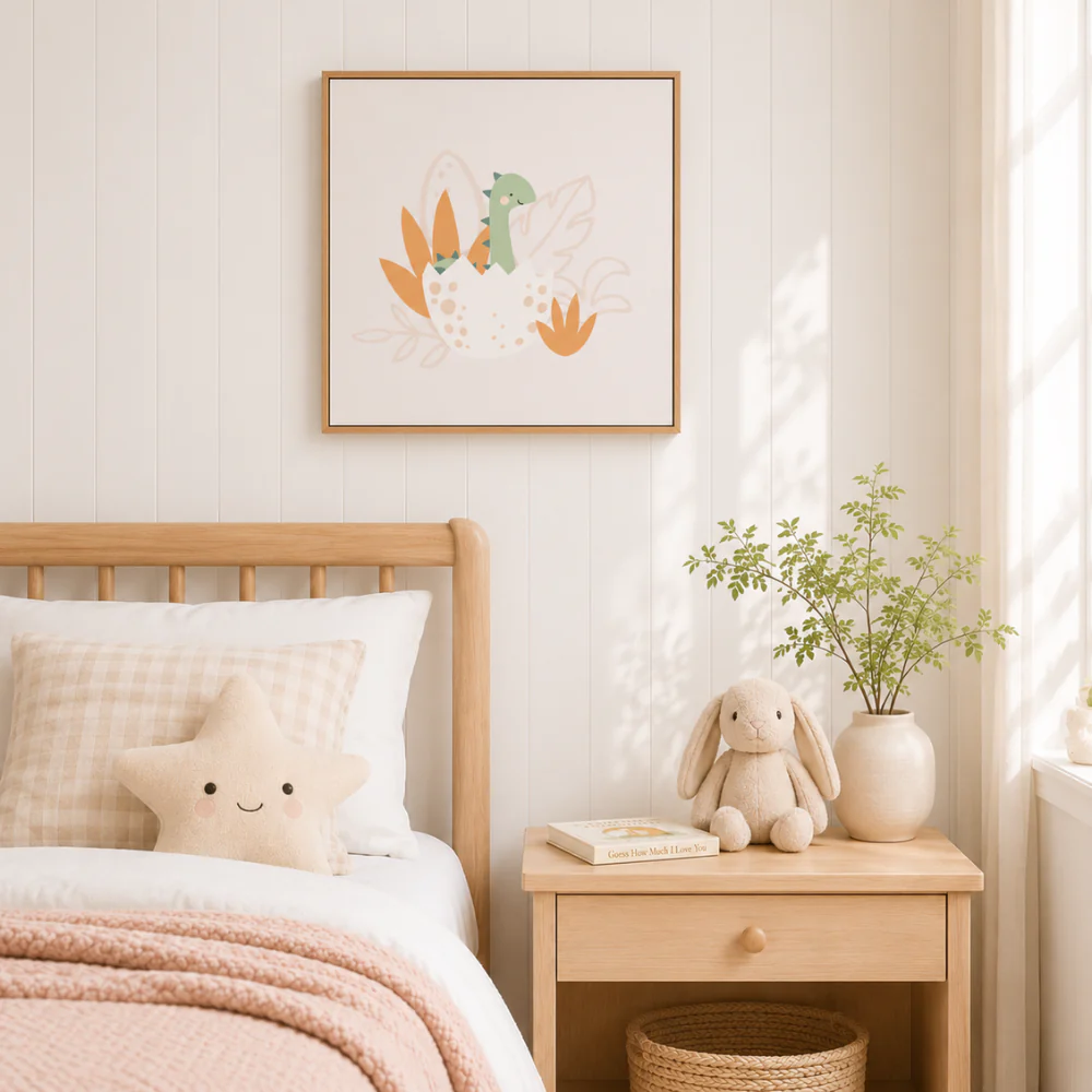 Wonderland Baby Collection Printed Wall Canvas -  BABY DINO - Image 2