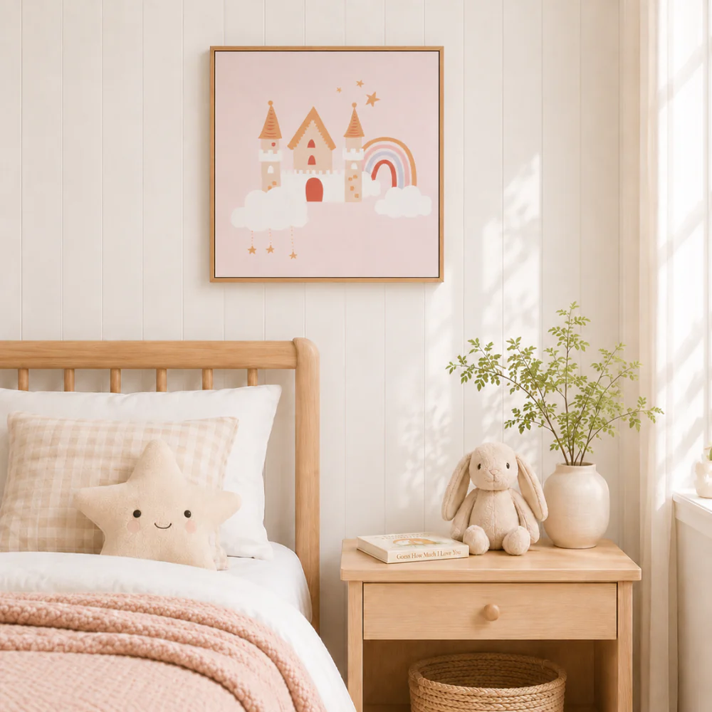 Wonderland Baby Collection Printed Wall Canvas - RAINBOW - Image 2
